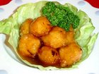 豆腐団子の甘酢：赤穂飯店